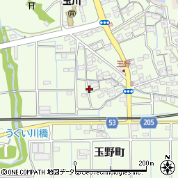 愛知県春日井市玉野町264周辺の地図