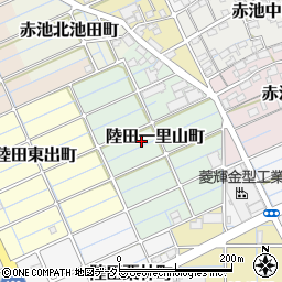 愛知県稲沢市陸田一里山町周辺の地図