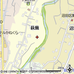静岡県御殿場市萩蕪周辺の地図
