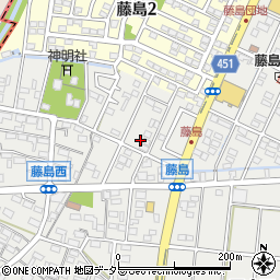 愛知県小牧市藤島町居屋敷296周辺の地図