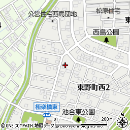 愛知県春日井市東野町西2丁目7-11周辺の地図