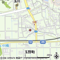 愛知県春日井市玉野町269周辺の地図
