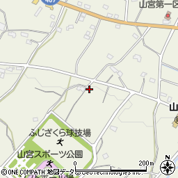 静岡県富士宮市山宮1986周辺の地図