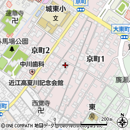 サンガーデン京町Ｂ周辺の地図