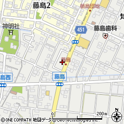 愛知県小牧市藤島町居屋敷317周辺の地図