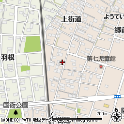 愛知県岩倉市曽野町中街道周辺の地図