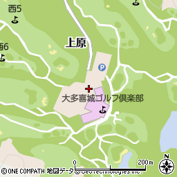 大多喜城ゴルフ倶楽部周辺の地図