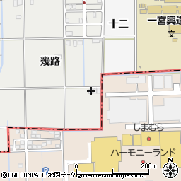 愛知県一宮市大和町南高井幾路125周辺の地図