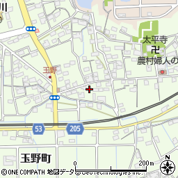 愛知県春日井市玉野町735周辺の地図