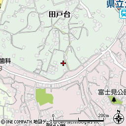 神奈川県横須賀市田戸台75周辺の地図