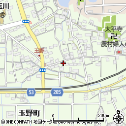 愛知県春日井市玉野町734周辺の地図