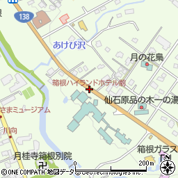 箱根ハイランドホテル前周辺の地図
