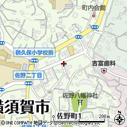 神奈川県横須賀市上町3丁目49-40周辺の地図