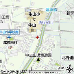 愛知県春日井市牛山町2246周辺の地図