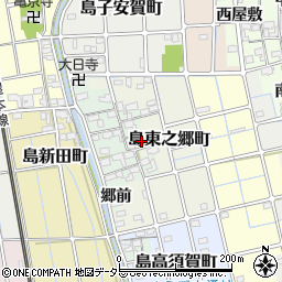 愛知県稲沢市島町東之郷1380周辺の地図