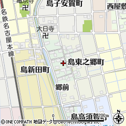 愛知県稲沢市島町東之郷1378周辺の地図