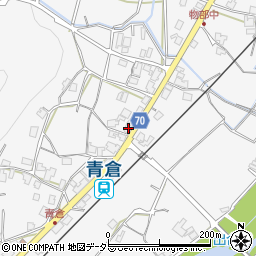 兵庫県朝来市物部1443周辺の地図