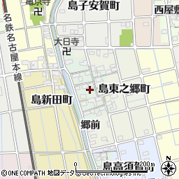 愛知県稲沢市島町東之郷1376周辺の地図