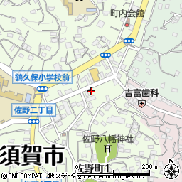 神奈川県横須賀市上町3丁目49-9周辺の地図