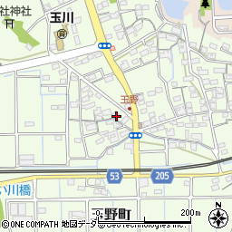 愛知県春日井市玉野町1406周辺の地図
