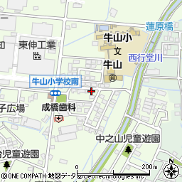 愛知県春日井市牛山町2200周辺の地図