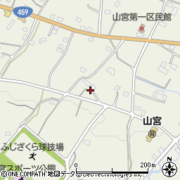 静岡県富士宮市山宮1969周辺の地図