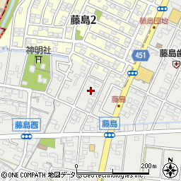 愛知県小牧市藤島町居屋敷293周辺の地図
