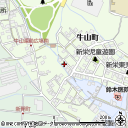 愛知県春日井市牛山町2841周辺の地図