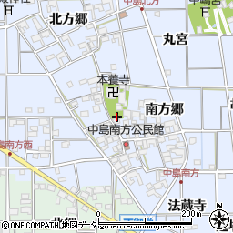 愛知県一宮市萩原町中島南方郷北切周辺の地図