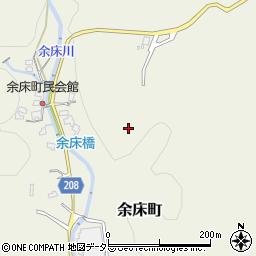 愛知県瀬戸市余床町周辺の地図