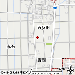 愛知県一宮市大和町南高井五反田34周辺の地図