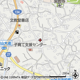 神奈川県三浦郡葉山町一色1490周辺の地図
