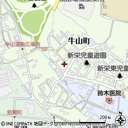 愛知県春日井市牛山町2843周辺の地図