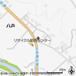 千葉県夷隅郡大多喜町八声602周辺の地図