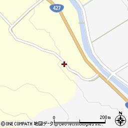 兵庫県丹波市青垣町山垣1332-2周辺の地図