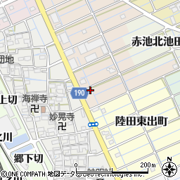 愛知県稲沢市陸田高畑町125周辺の地図