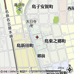 愛知県稲沢市島町東之郷1448周辺の地図