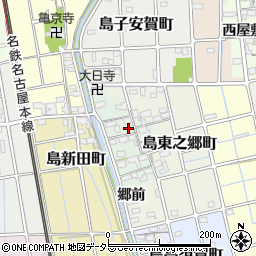 愛知県稲沢市島町東之郷1447周辺の地図