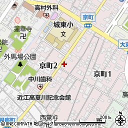 大垣共立銀行彦根支店 ＡＴＭ周辺の地図
