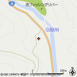 兵庫県宍粟市波賀町鹿伏250周辺の地図