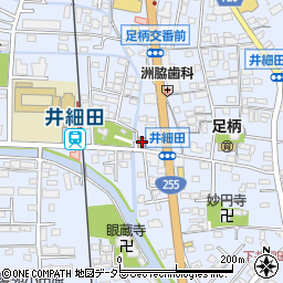 井細田公民館周辺の地図