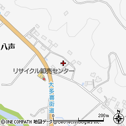 千葉県夷隅郡大多喜町八声599周辺の地図
