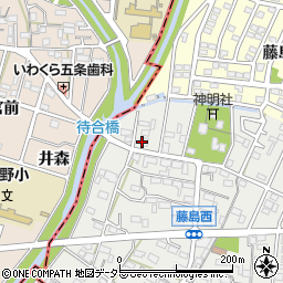 愛知県小牧市藤島町居屋敷7周辺の地図