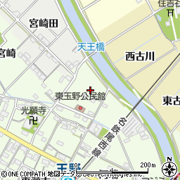 愛知県一宮市玉野北野方16-1周辺の地図