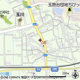 愛知県春日井市玉野町1391周辺の地図