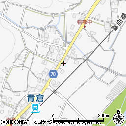 兵庫県朝来市物部1488周辺の地図