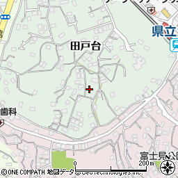 神奈川県横須賀市田戸台72周辺の地図