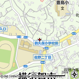 神奈川県横須賀市上町4丁目99周辺の地図
