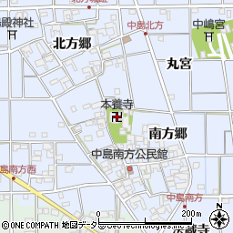 本養寺周辺の地図