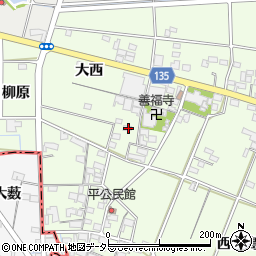 愛知県一宮市玉野大西1272周辺の地図